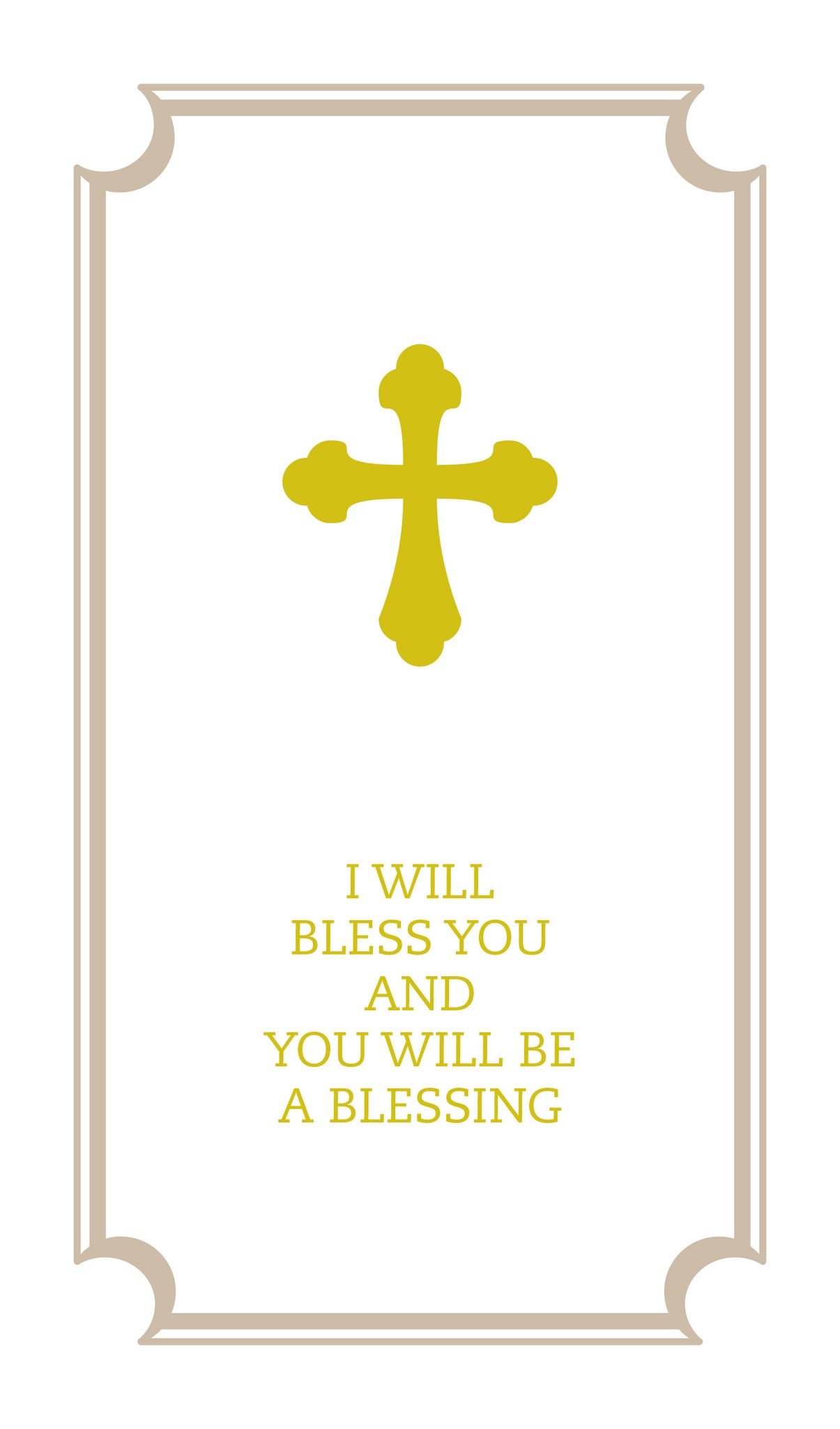 Cover image for I Will Bless You and You Will Be a Blessing, Commemorative Wedding Booklet, Gift Edition ISBN 9781640655133